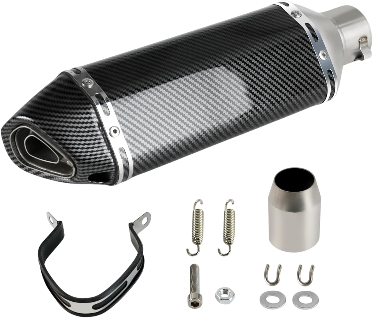 Screamin Eagle Exhaust Muffler Carbon Fiber 1.5-2"Inlet